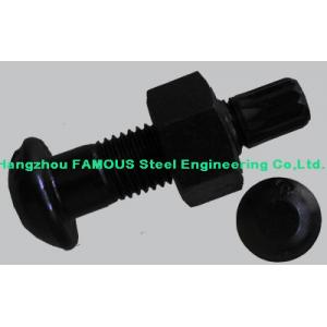 China Steel Buildings Kits Black Bolts And Fasteners With High Tension Hex Bolts supplier