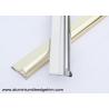 China Semi Round Aluminium Tile Edge Trim Polished Light Golden And Silver wholesale