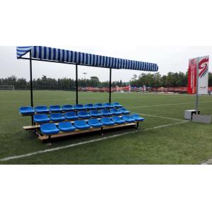 Anti Water Colored Low Back Chairs Portable Outdoor Bleachers