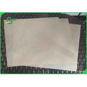 China 35GSM MG Brown Butcher Paper Roll , Brown Kraft Paper Roll FDA Certificated supplier