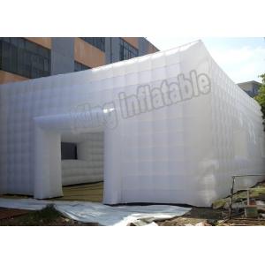 China Marquee Reinforced Seam Inflatable Event Tent PVC Stretch Building Tent With Door And Windows supplier