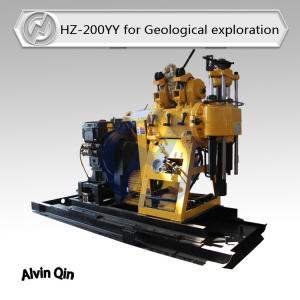 China HZ-200YY small well drill rig compacted with mud pump, diesel engine with electrical start supplier