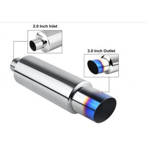 Auto Direct Fit Stainless Steel Exhaust Mufflers 2.75" To 3.25" Anti Wear