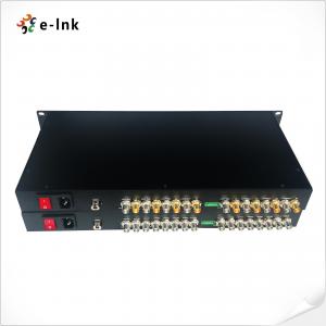 1U Rack Mountable 8 Channel SD HD 3G SDI Over Single Fiber CWDM Uncompressed Extender