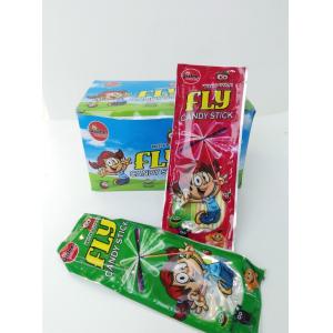 China Candy Stick With Fly Leaf and Sticker Combine Eating and Fun Kid's Love supplier