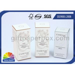 Small Printed Folding Carton Box For Nail Polish Products , Custom Paper Box