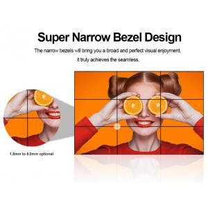 China Lcd Video Wall Indoor videowall monitor advertising display narrow bezel 4K HD 2x3 3x3 panels mulit splicing screens wholesale