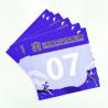 China Tyvek Race Bib Numbers 210mm Screen Printed Custom Colors wholesale