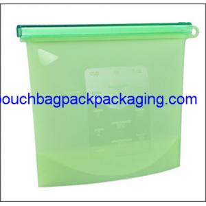 China Microwave safe Food storage bag silicone fresh bag 20 x 18 cm 1000 ml supplier
