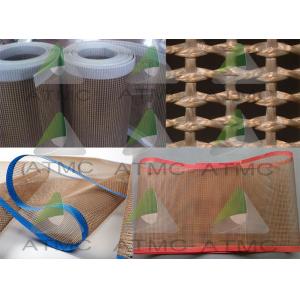 China Heat Resistant Teflon Coated Fabric BELT TF PTFE Coated Conveyor Belts supplier