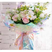 China Flower Wrapping Rainbow Film Paper For Any Occasion on sale