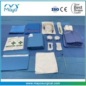 SMS / Crepe Paper Dental Implantology Drape Pack Mayo Protect Plus Premium