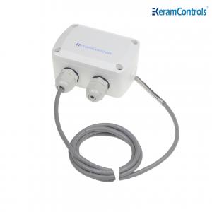 Dustproof IP65 Room Temperature Sensor Monitor 2 Wire Connection