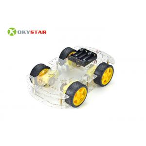China 4WD DIY Smart Science Arduino Car Robot / Robot Car Chassis Kit For High School Games supplier