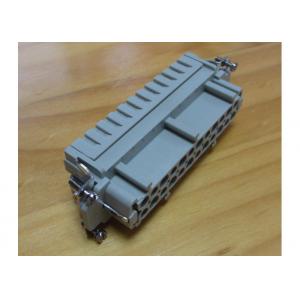 China Customized Electronics Injection Molding , 24 Pins Rectangle Female Connector Moulding Service supplier