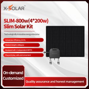 China Good Quality Best Sell 800w Balcony Solar Panel Module Sets Light Weight Semi-Soft PV Modules 23.5% Power Efficiency supplier