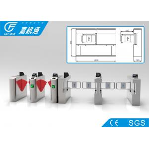 China Biometric Turnstile Access Control Security Systems , Adjustable Electronic Turnstile Gate supplier