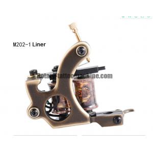 China Brass Custom Tattoo Machine Liner Shader , 8 Wraps High End Tattoo Gun For Liner Tattooing wholesale