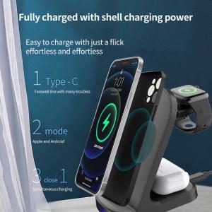 China Multifunctional Qi Stand Wireless Charger ,  3 In One Charger Stand  2A supplier