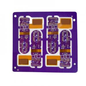 Rigid Flex PCB Board Flexible Adhesive With ENIG Surface Treatment