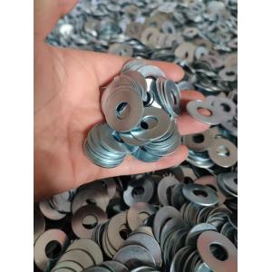 China Custom Size Galvanizde Steel Flat Washers / Round Plain Washer DIN125 DIN9021 wholesale