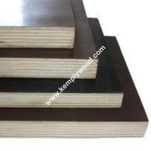 China Phenolic board for concrete form work, building shuttering film faced plywood,best quality film faced plywood for bridge supplier