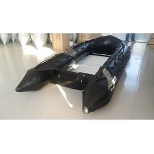 8 Person Black Long Military Inflatable Boat ,  Inflatable Speed Boat For Rescue