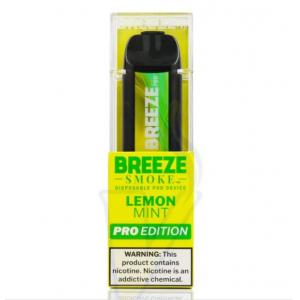 Breeze Pro 2000 Puffs Disposable Vape E Cigarette Lemon Mint flavours