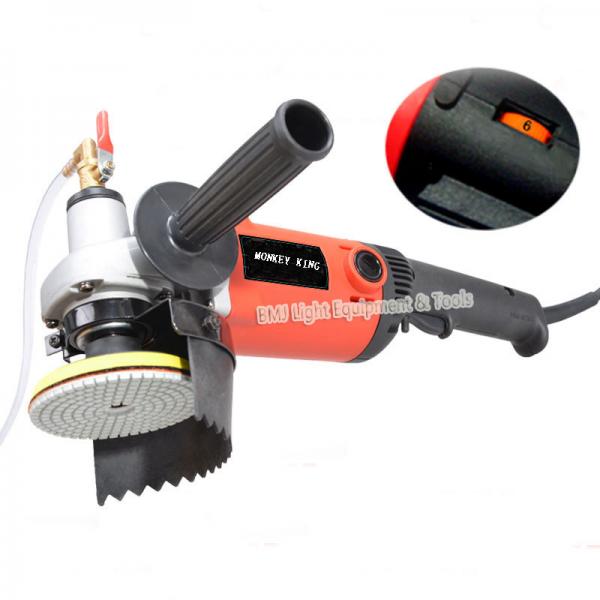 220V Electric Stone Wet Polisher Variable Speed 8100rpm Hand Grinder Water Mill 