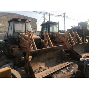China 4-390 Second Hand Backhoe Loaders 580l With 75hp Engine Power wholesale