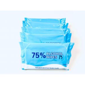 Sterile Cleaing 10pcs 41GSM Isopropyl Alcohol Wipes