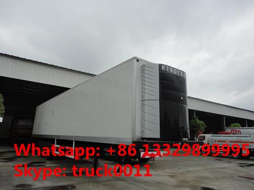 40 foot tri-axle mobile refrigerated cargo container trailer, best price factory