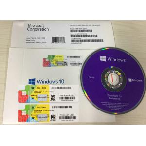 Activate COA License Sticker / Microsoft Windows 10 Pro Retail Box One Key for I PC