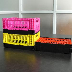 Modified Nylon 5L Collapsible Storage Crate for Supermarket Display