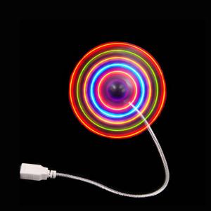 Handheld Mini USB LED Flashing Fan For Concerts, Party, Night Clubs, Music Festivals ,Holiday Parades