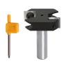 China Replaceable Tungsten Carbide Woodworking High Precision Cnc Hss End Mill 2 Flute Cleaning Bottom Trimming Router Bits for Wood wholesale