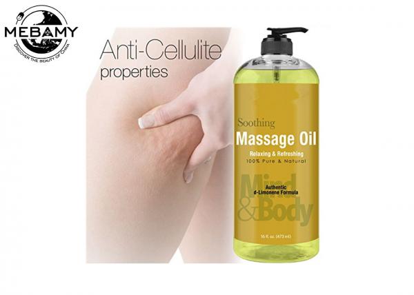 100% Natural Skin Care Massage Oil , Relaxing Essential Oils For Massage