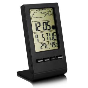 China O LCD indica o termômetro Thermo novo do higrômetro de Digitas do preto da estação meteorológica do higrômetro supplier
