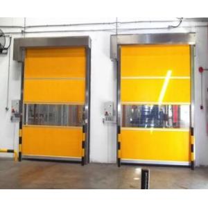 China 304 Stainless Steel High Speed Roll Up Door Wind Resistance Ability supplier