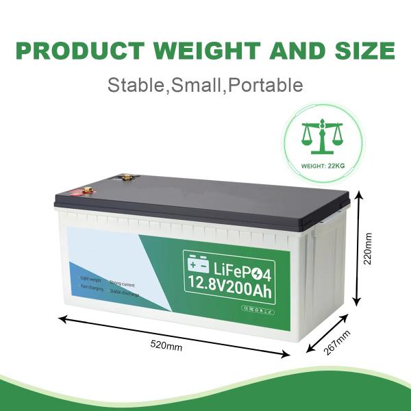 China Batterie AA Lithium Ion RV rechargeable 12,8V 200h supplier