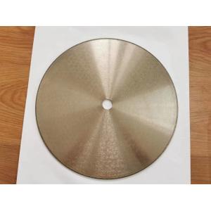 China 350 Diameter Electroplated Diamond Cutting Blade For Rubber Bar  D60/70 supplier