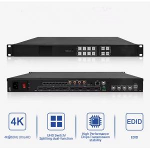 4K Video Processor Support 1X4 4X1 LED Screen with Splicing and Splitting Function Video Wall  Processor