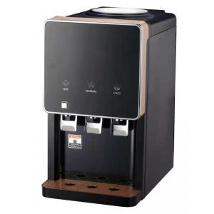 Desktop water dispenser with hot water, cold water and warm water