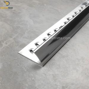 China Bright Polish Silver Carpet Edge Trim Long Customized Durable Material supplier