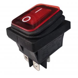 Factory Light Country R5-7 Water-resistant Power Switch, 32*25mm, Red Light, UL TUV CE CQC.