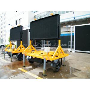 Outdoor P16 Full Color Mobile VMS Signs Advertising Video Screen