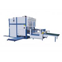 China Paper Collecting Auto Filp Flop Pallet Stacker Machine For Corrugated Board on sale