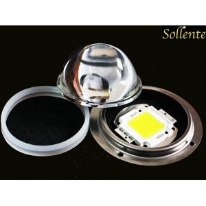 China 78mm Round Glass LED Lens For CXA 3070 , 60 Degree LED  Projector Lens supplier