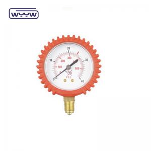 60mm Economy Pressure Gauge Manufacturer With Rubber Protective Cover