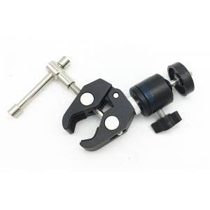 Crab Clamp Mount with Mini Ball Head for Smartphone, DSLR, Gopro, Tripod, Monitor, LED or Video Lights